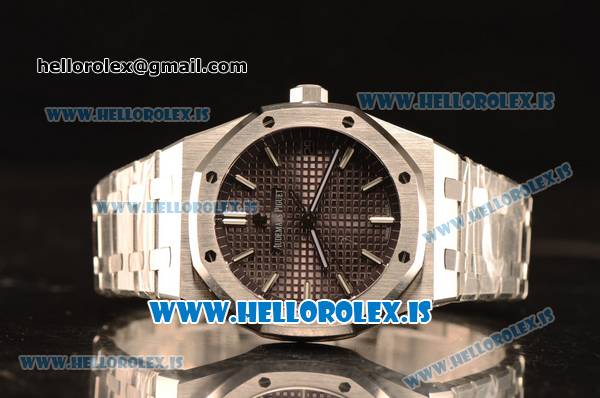 Audemars Piguet Royal Oak 41 4302 1:1 Clone Grey Dial Steel Case and Bracelet - Click Image to Close